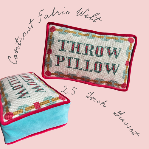 Needlepoint Pillow Finishing- Box (Gusseted) Pillow