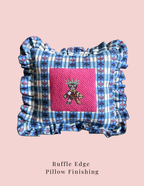 Needlepoint Pillow Finishing- Ruffled Pillow