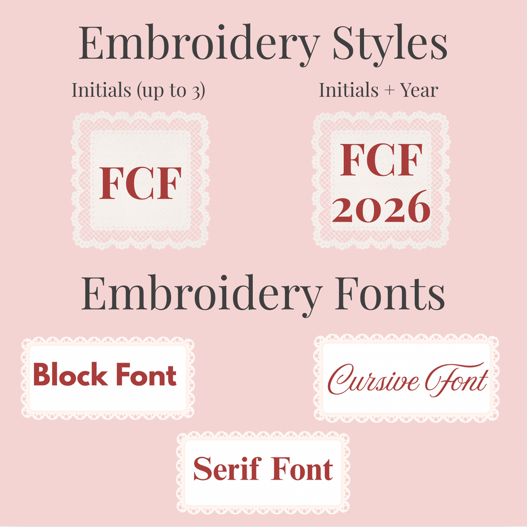 Embroidery Styles for Needlepoint Pillows, including fonts. 
