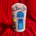 Soft Stand Up needlepoint finishing - front view. 